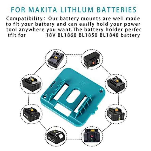 Makita Battery Organizer - Battery Mount for LXT18V Makita