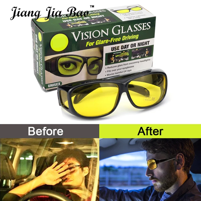 Lunettes de conduite à vision nocturne, jour et nuit, lunettes de conduite  de voiture, lunettes anti-absorbe ouissement, lumière améliorée - AliExpress