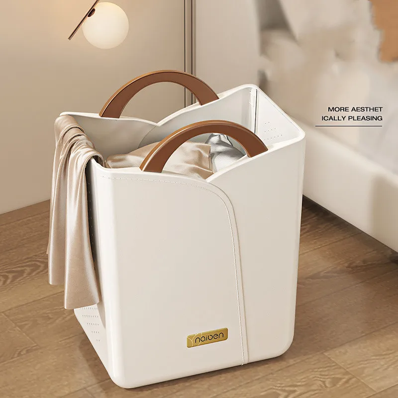 

2023 Modern Simplicity Laundry Basket Foldable Household Bathroom Laundry Basket Wall Hanging Storage Home Storage Organizatio