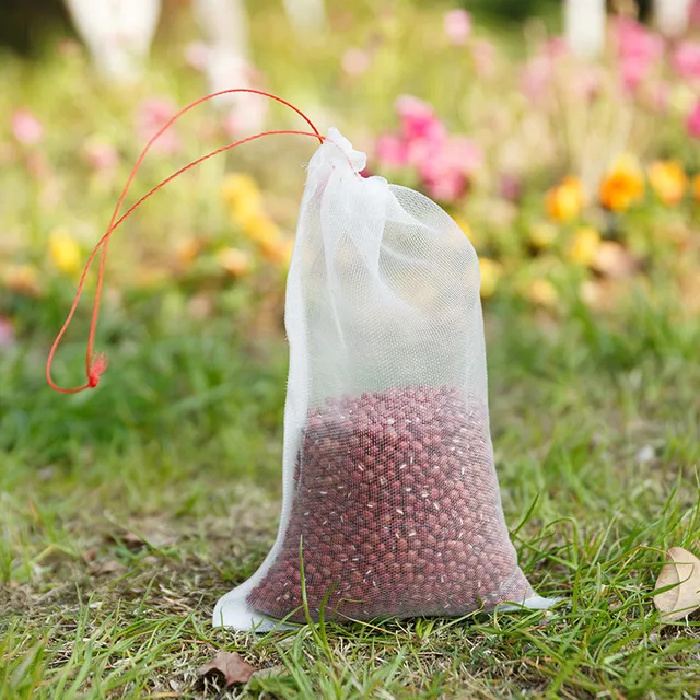 10 db Kerti Rovar- És Madárvédelem Nettó Növényi Gát Gondozása Mag Magvak Táska Gyümölcs Szúnyoghálók - Image 5