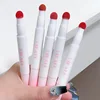 Matte Lip Mud Air Cushion Lips Cream Brick Red Lip Glaze Powder  Lipstick Pen Non-Stick Cup Female Lip Tint Korean Makeup 4