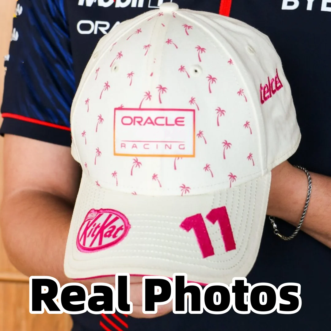 F1 Bull Team,Checo Перес Майами GP 2024 кепка бейсболка, Max Verstappen Майами Кепка GP Кепка, Формула 1 фанатская Кепка-тракер