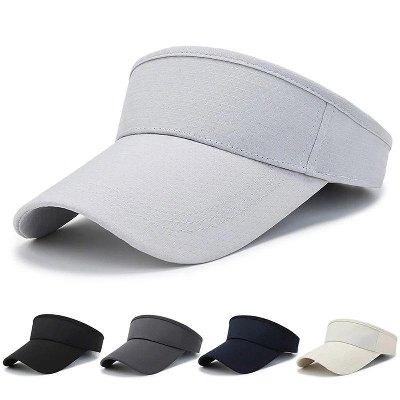 

Summer Quick Dry Air Sun Hats for Women Men Adjustable Visor UV Protection Top Empty Sports Tennis Golf Running Sunscreen Cap