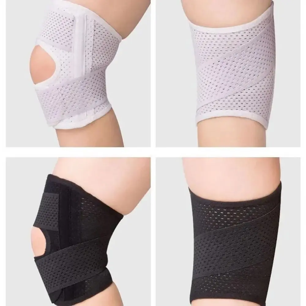 Knee Pad Knee Support Knee Brace Knee Wraps 1PCS Compression Knee Pad with Side Stabilizers Adjustable Knee Support Professional Breathable Brace
