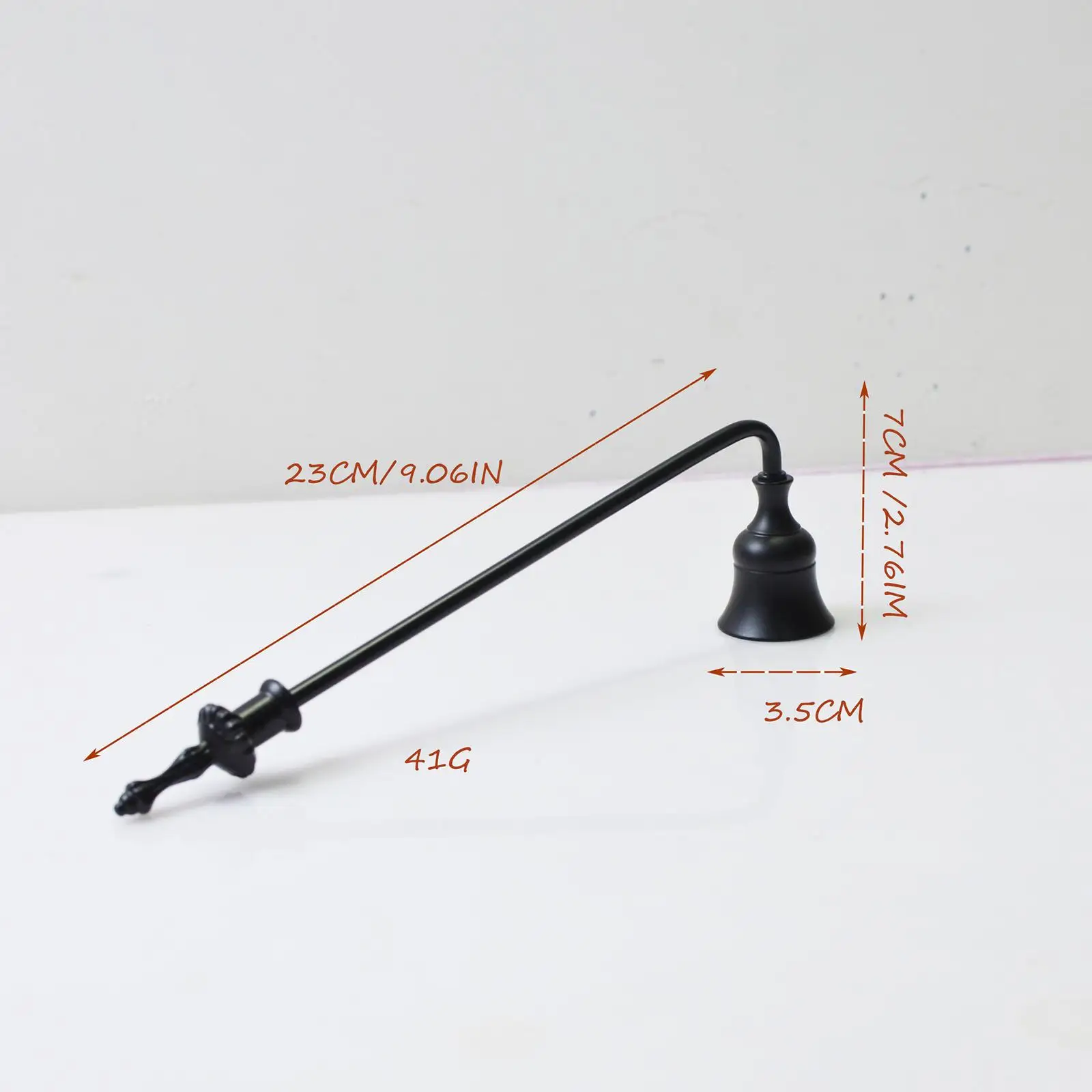 Candle Snuff Tool Candle Extinguisher Metal Material Decorative 9inch Long for Candle Lovers Multifunctional Accessories