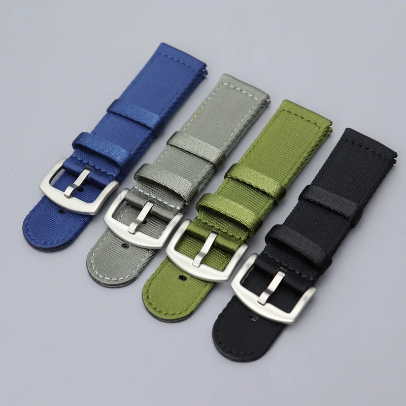 

24mm Nylon Canvas Strap For Casio GA-2000 PRG-600 PRW-6600Y Watch Band For Men Sport Wristband For Casio GA2000 PRG600 PRW6600Y