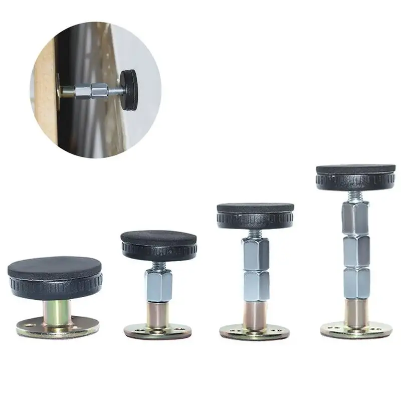 1pcs Stainless Steel Adjustable Bed Stabilizer Wall Furniture Fixed Bracket Fixer Support Self-adhesive Anti-shake Hardware