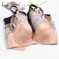 FallSweet Plus Size Push Up Bras for Women Full Coverage Underwire  Bra Sexy Lace Brassiere - Image 2