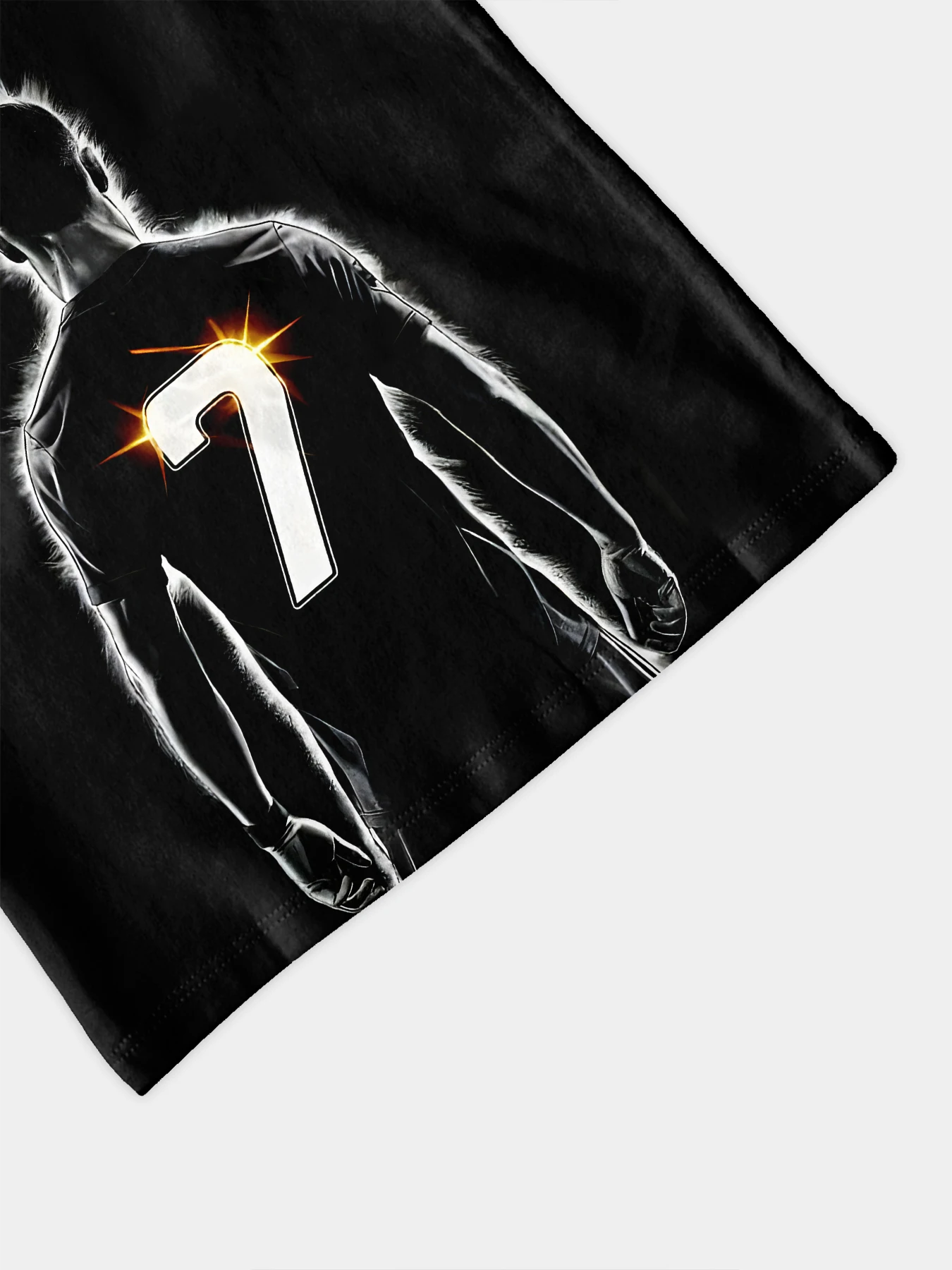 Boys' Summer Fashion 3D Printed T-shirt - Casual and Comfortable, Size 7 Super Football Superstar Short Sleeve, Black Anime 5