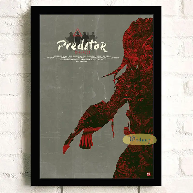 Vintage Sci-Fi Alien Battle Canvas Art