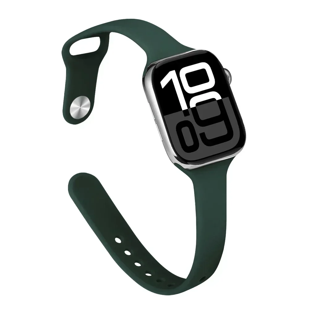 ตัวเลือกสินค้า สายรัดข้อมือสปอร์ตซิลิโคนสำหรับ Apple Watch พรีเมียม