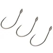 Luya Hook Clamp Clip Leads Drop Sinker Carbon Steel 6#/8#/10# Fishing Hooks Big Eye Hook Barbed Hooks DIY Assist Fishing Tools