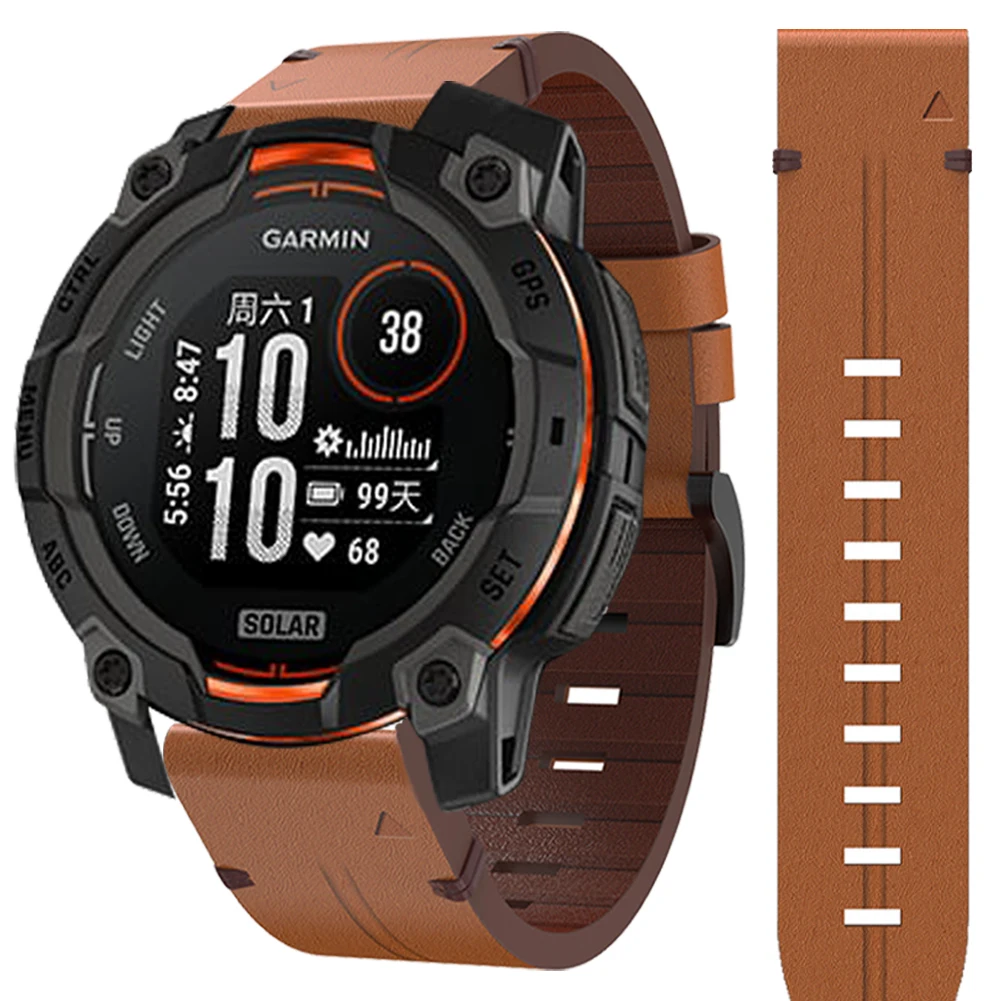 Premium Genuine Leather QuickFit Strap - Versatile and Stylish Wristband Replacement