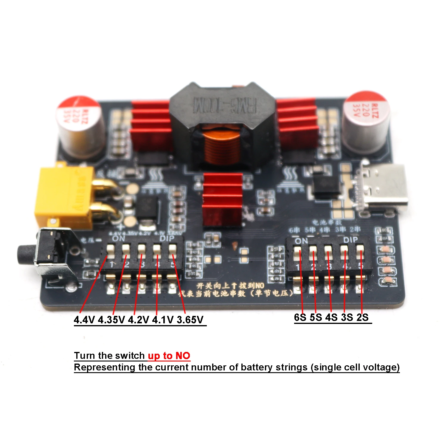 PD3.1 140W 2S-6S Bidirektionales PD-Schnellladegerät 3S 4S 5S Lithium-Akku Li-Ion LiFePO4 BMS Lade- und Entladegerät Powerbank-Modul – Detail 1