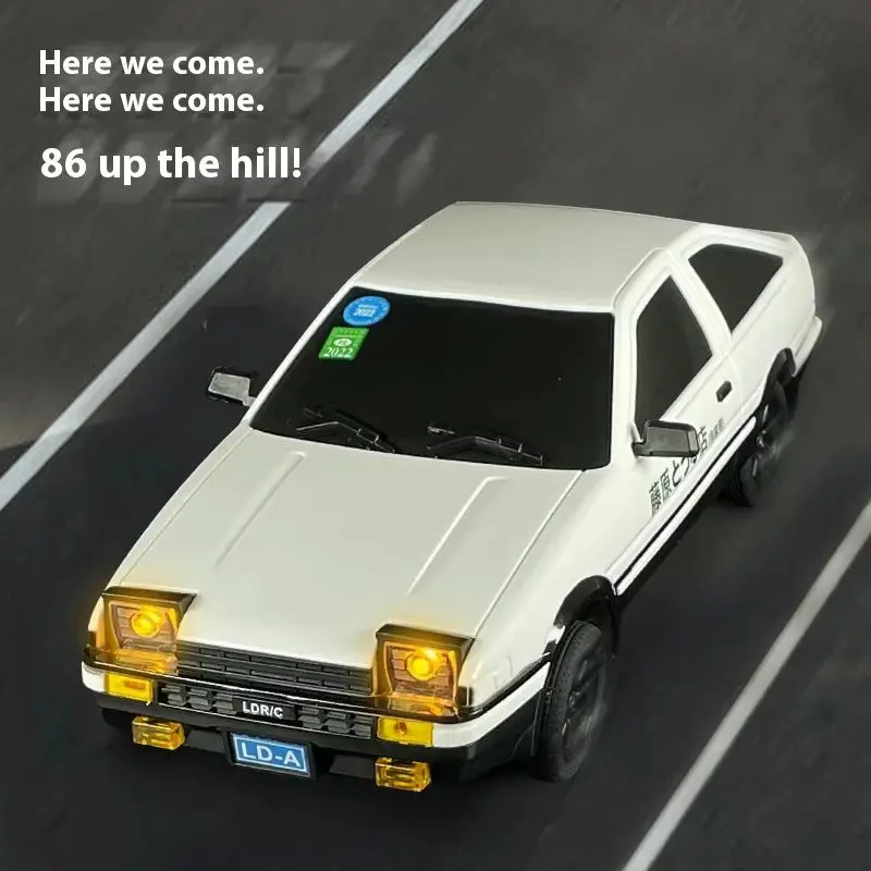 Ldrc Ld1801 Ae86 Rtr Rc Drift Car 1/18 Esp Gyroscope Rc Car Drift Vehicles Led Lights Full Scale Controlled Model Car Toy Gifts 3