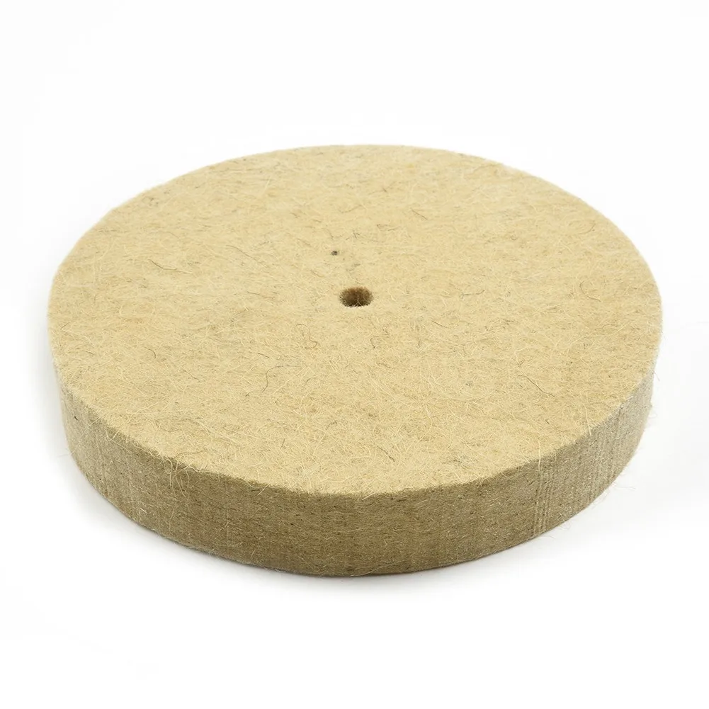 6 Inch Wool Felt Polishing ing Wheel Jade Metal Mirror Polishing Grinder Tool High Degree Wear-Resisting Metal Work polishing wheel
