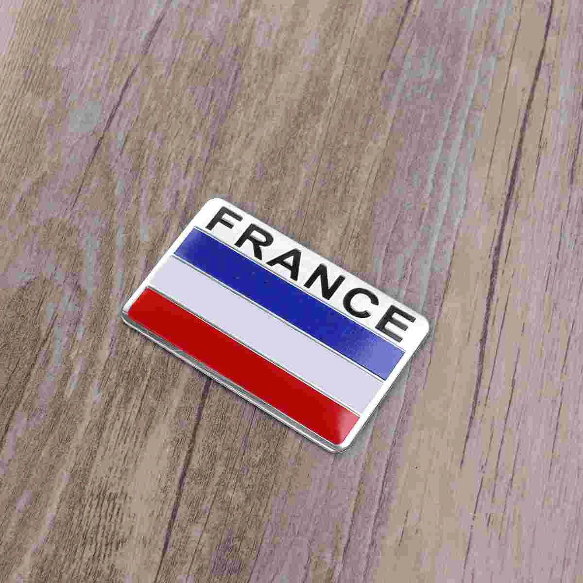 

FRANCE Car Sticker National Flag Bumper Badge Decal Car Body Decoration (Rectangular)