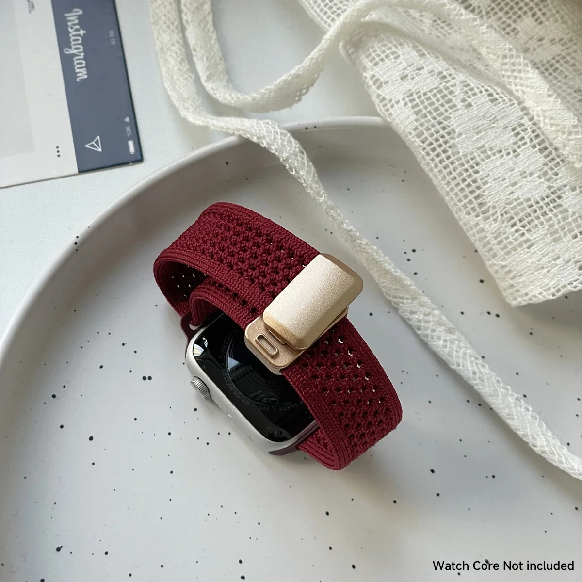 Magnetic Braided Nylon Band - Breathable Watch Strap