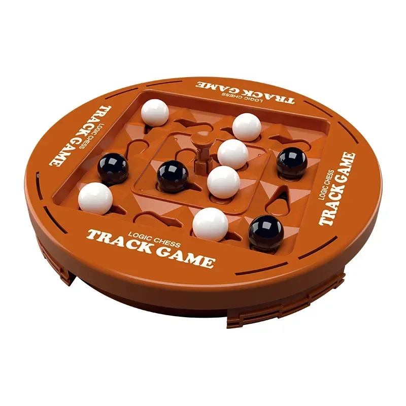 Logic Chess Track Game Educational Toy Track Chess Game Four In A Row Game Fun Table Top 2 Players Puzzle Board Set 3