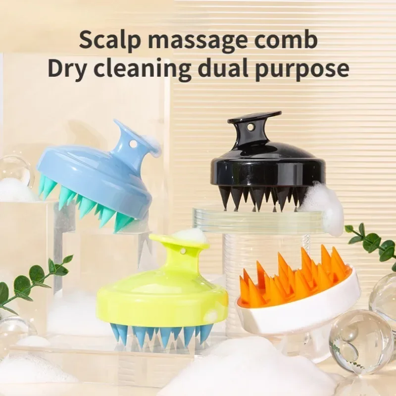 

Head Massage Comb Silicone Scalp Massage Brush Comb Shampoo Shampoo Comb Massagem Relax
