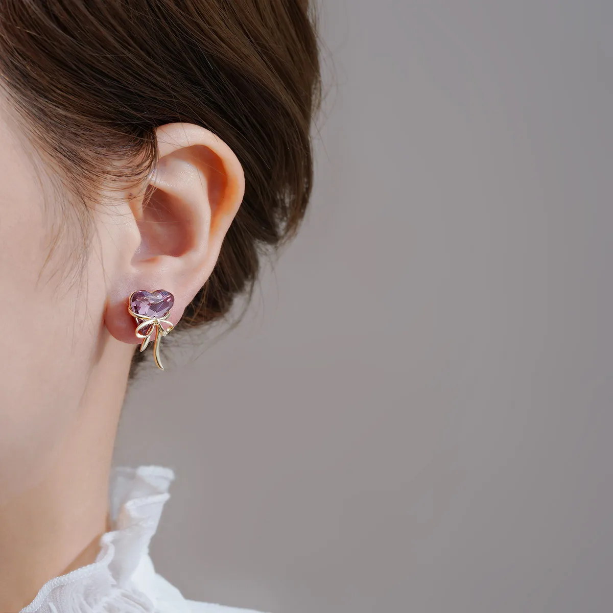 2023 New Fashion Trend Unique Design Elegant Exquisite Light Luxury Love Earrings For Women Jewelry Wedding Party Premium Gift