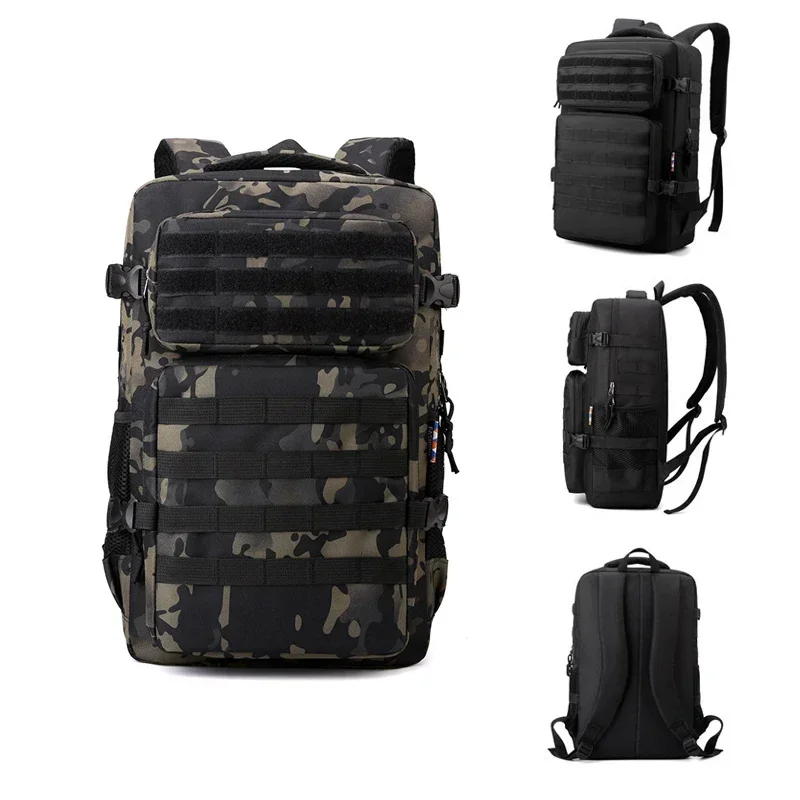 45L 1000D Nylon Waterproof  Outdoor Rucksacks Tactical Sports Camping Hiking Trekking Hunting Backpack 6