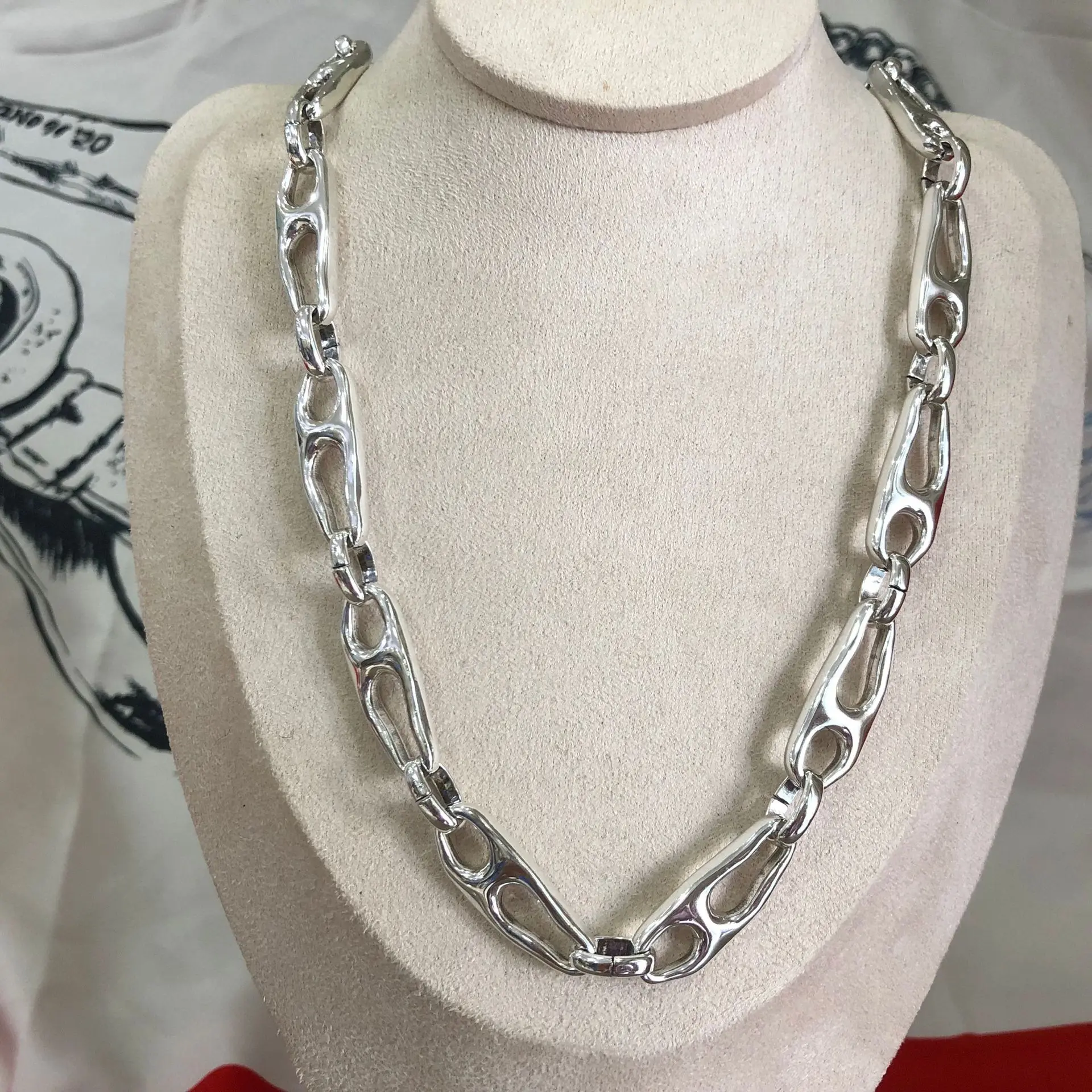 2022 hot selling UNODE fashion high-quality handmade gold and silver bracelet necklace factory wholesale gift ladies free shippi