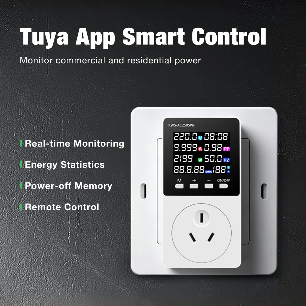 Smart WiFi Plug with Energy Monitoring and Overload Protection