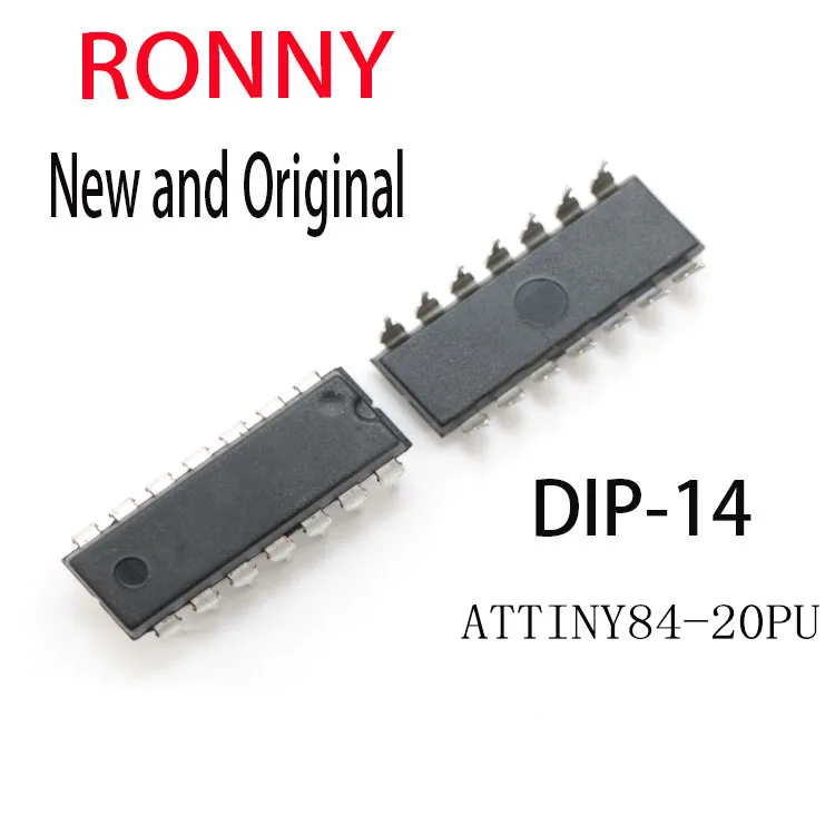 5PCS New and Original ATTINY84-20PU DIP-14 |