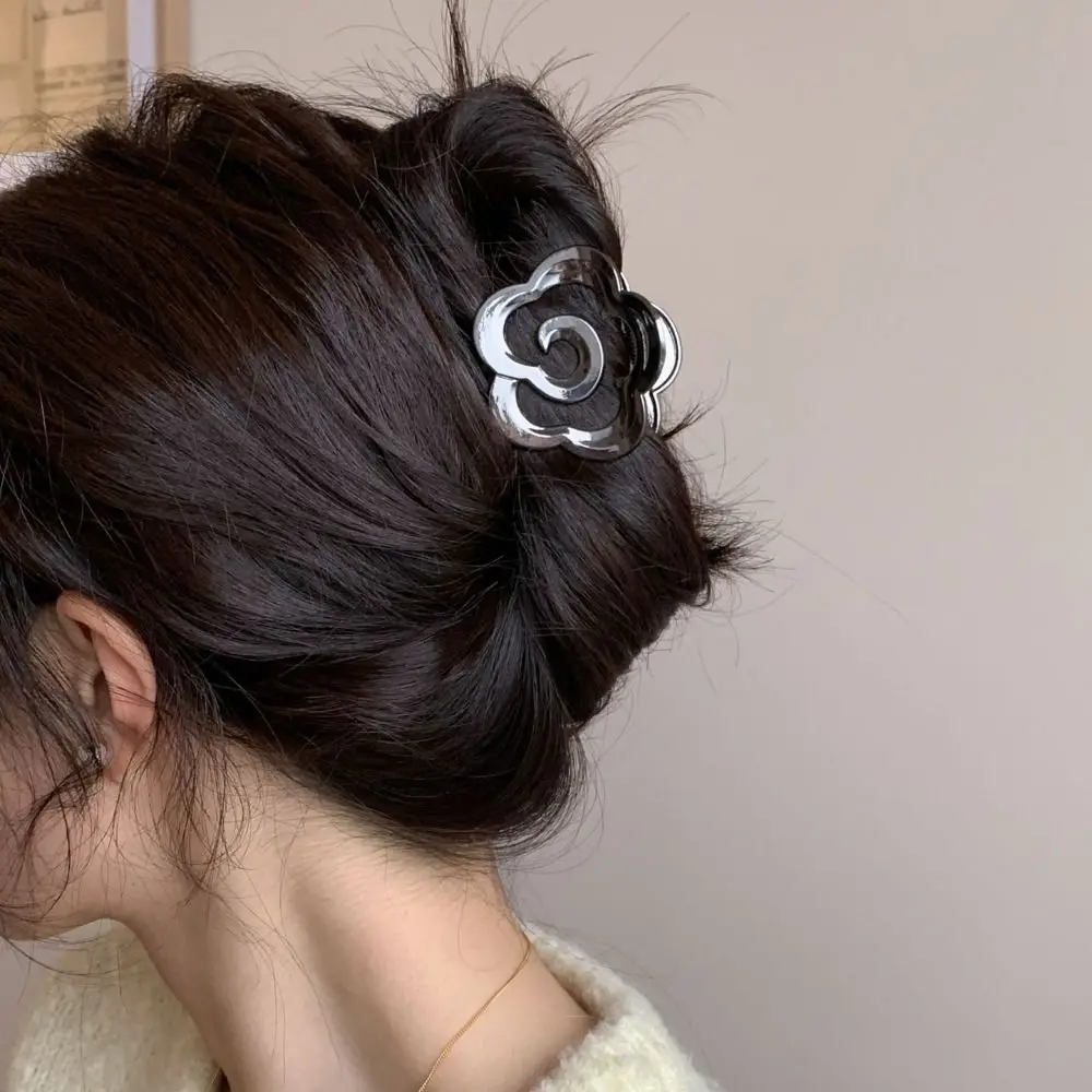 

Женская Металлическая Заколка-краб для волос, с розами