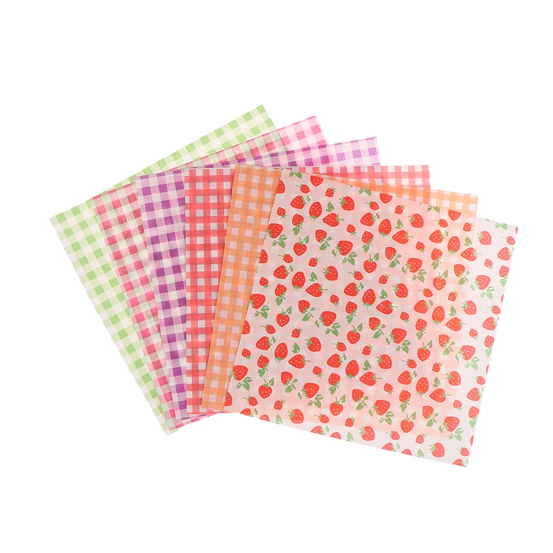 100-Pack Oil-Proof Waxed Food Paper for Sandwiches, Burgers, and Pastries