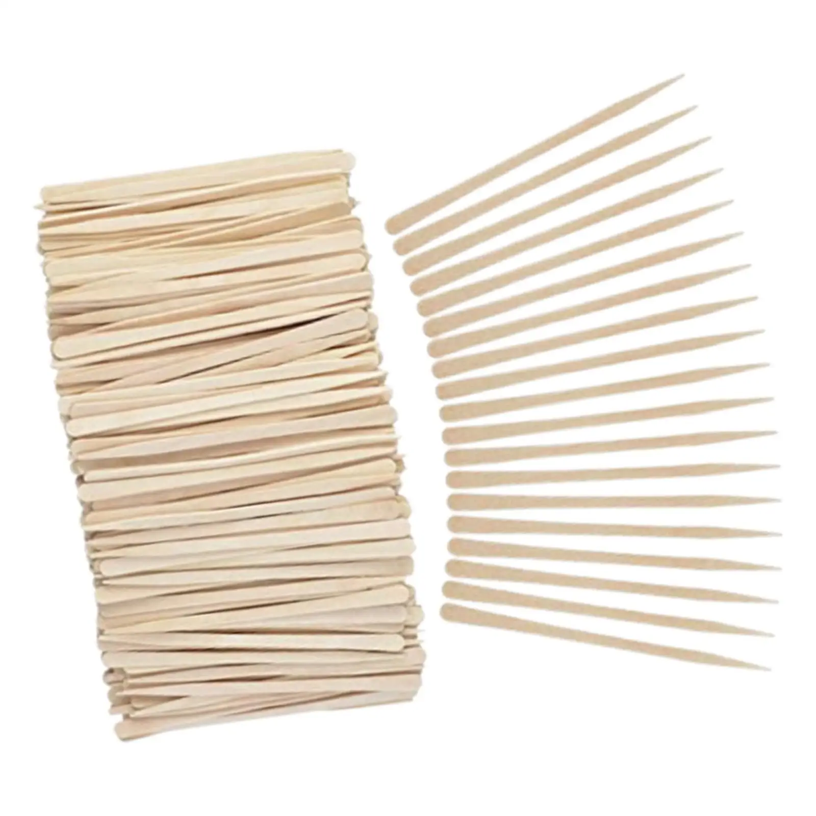 100Pcs Wood Wax Spatulas Waxing Applicator Sticks Wooden Wax, Wooden Wax Sticks