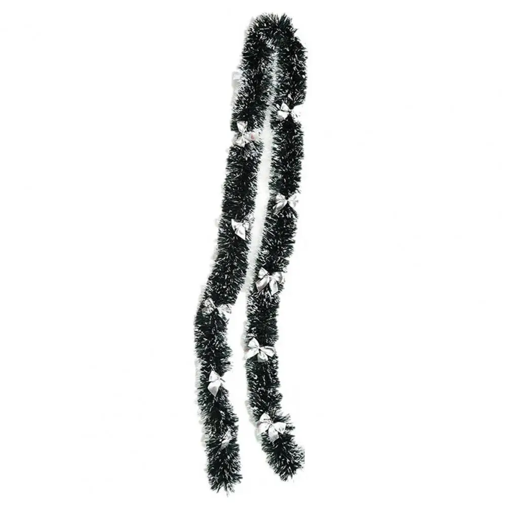 thumbnail image 1 of Guirnalda de pino para colgar en el árbol de Navidad, encantadora corona de pino artificial de PVC para Navidad, guirnalda de cintas de caña verde, decoración para fiestas en el hogar, 1 of 5