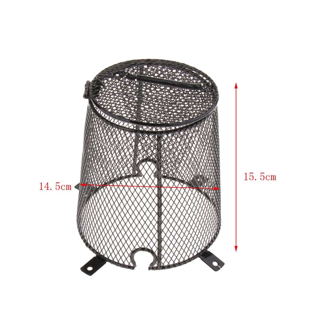 2pcs Reptile Mesh Cover Pet Prevention Reptile Anti-Scald Lampshade