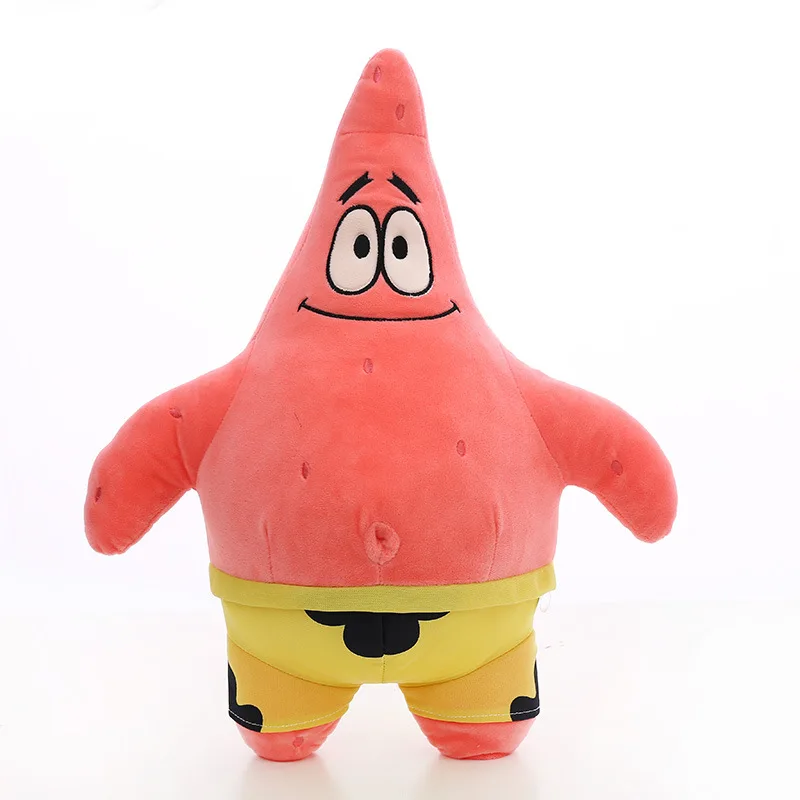 thumbnail image 1 of Muñeco de peluche de Bob Esponja, Patricio Estrella, de 40 cm, color rosa, Kawaii, para cosplay, regalo de cumpleaños para niños, niñas y niños, 1 of 5