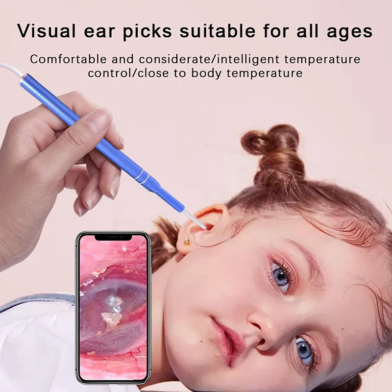 Description Picture 3 of item5.5MM HD Visual Ear Endoscope 3 in 1 USB Otoscope Ear Wax Cleaning Inspection Camera Tools for Android Phone PC