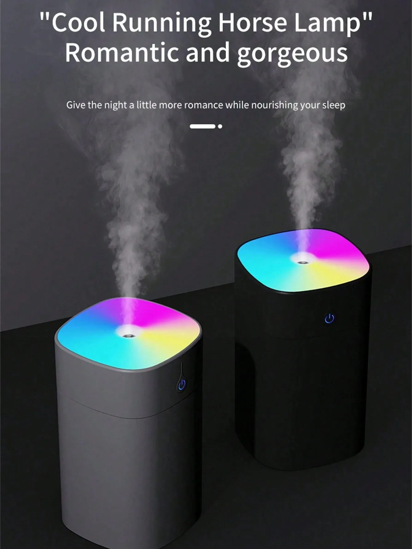 Colorful Cool Mist Humidifier Essential Oil Diffuser