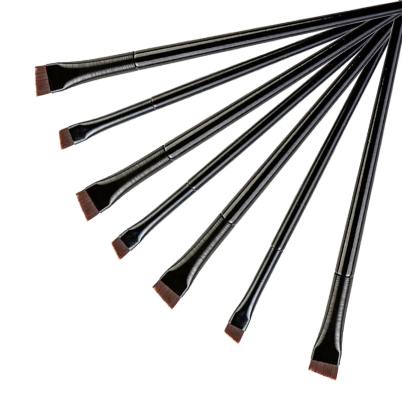 1/2pcs Makeup Brush Blade Makeup Brushes Angled Thin Eyebrow Brush Flat Fine Eyeliner Brush Professional Liner Brow Beauty Make Up Tool