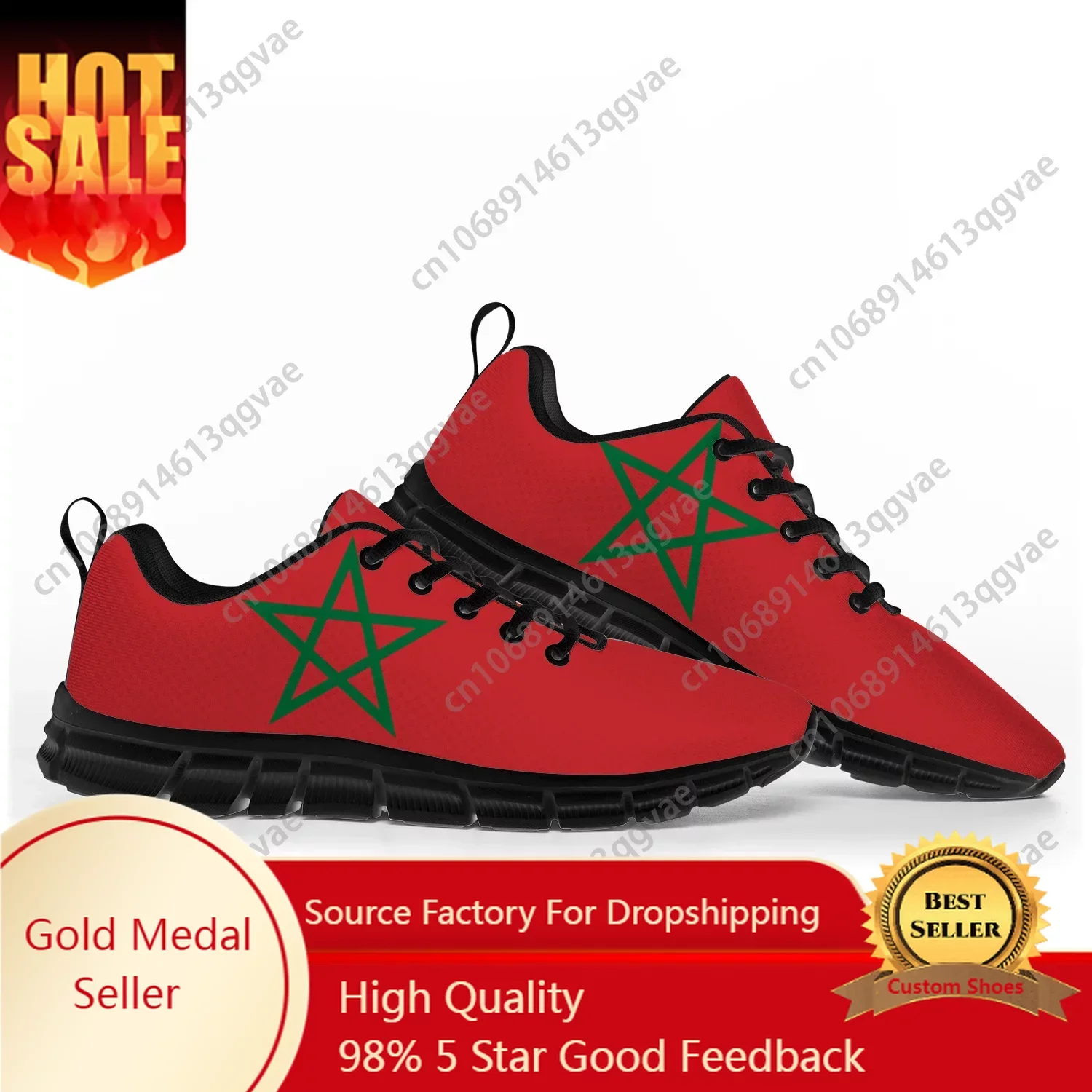 

Moroccan Flag Sports Shoes Mens Womens Teenager Kids Children Sneakers Morocco Casual Custom High Quality Couple Shoes