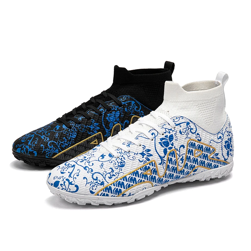 Fußballschuhe TF/FG Fußballplatzstiefel Herren Outdoor-Sportschuhe Anti-Rutsch-Grasspieltraining Erwachsene Hohe Qualität_voghion.com
