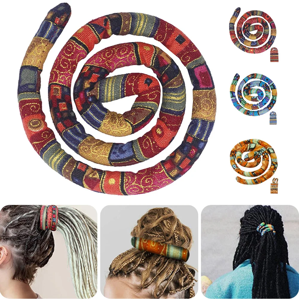 Dreadlock Accessories Spiralock Bendable Dread Tie Colorful Spiral For  Dreads