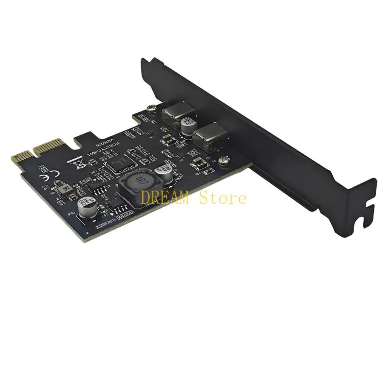 더블 타입 C 포트와 5Gbps 최고의 판매를 제공하는 데스크탑 컴퓨터용 USB3.2 PCIe 카드