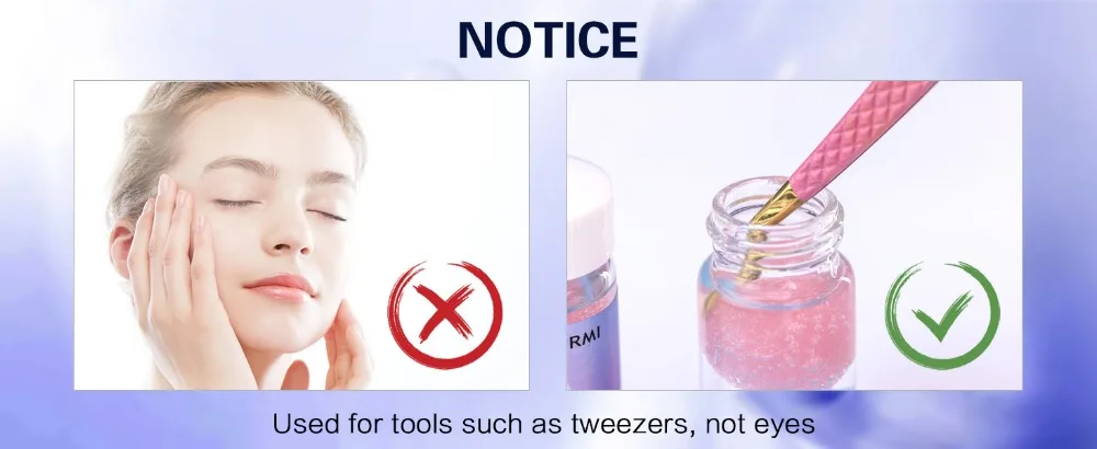 Description Picture 6 of itemSumformi 15ML Eyelash Extension Tweezers Cleaner Lash Tweezers Cleaning Tool for Eyelash Glue Remover Liquid Glue Cleaner