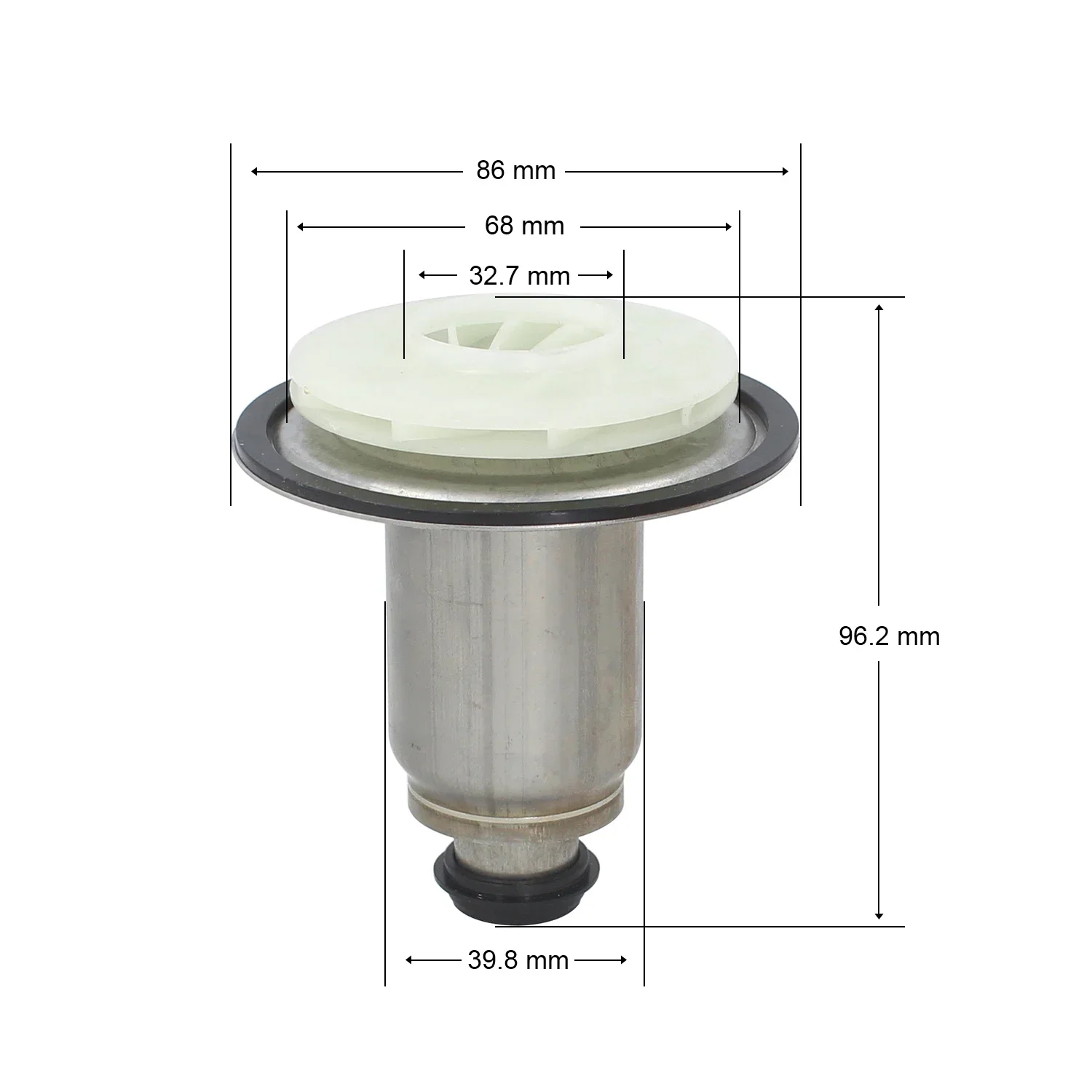 Gas Boiler Spare Part Water Circulation Pump Motor Rotor Water Leaves for Pump Apply to Power 63W~83W
