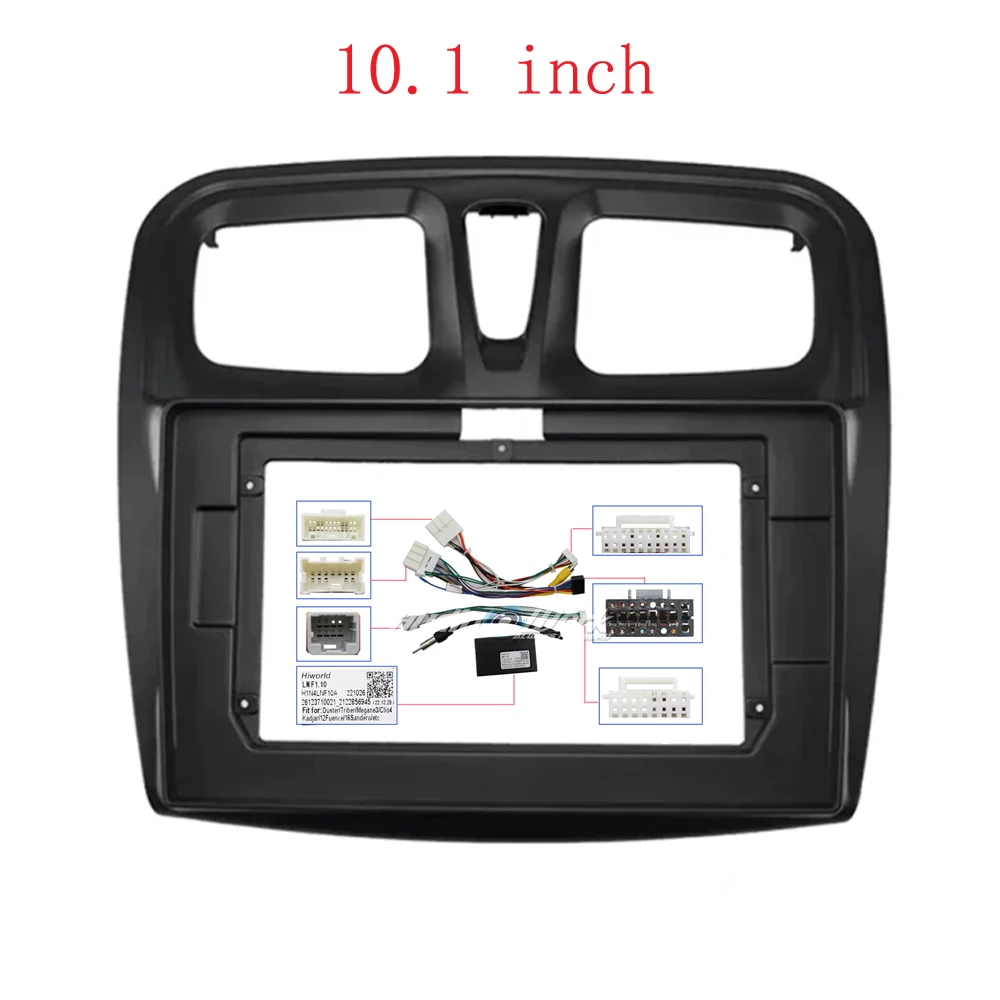 Vuzmode ダブルディンカーラジオ筋膜フレームアダプターパネルダッシュトリムベゼル、ルノー、ローガン/サンデロ、ダチア、ダスター Vuzmode  ダブルディンカーラジオ筋膜フレームアダプターパネルダッシュトリムベゼル、ルノー、ローガン/サンデロ、ダチア、ダスター 用 ... 車 に適合する ルノー ローガン サンデロ 2009 2010 2011 2012 2013 2014 2015 フレームフェイシア