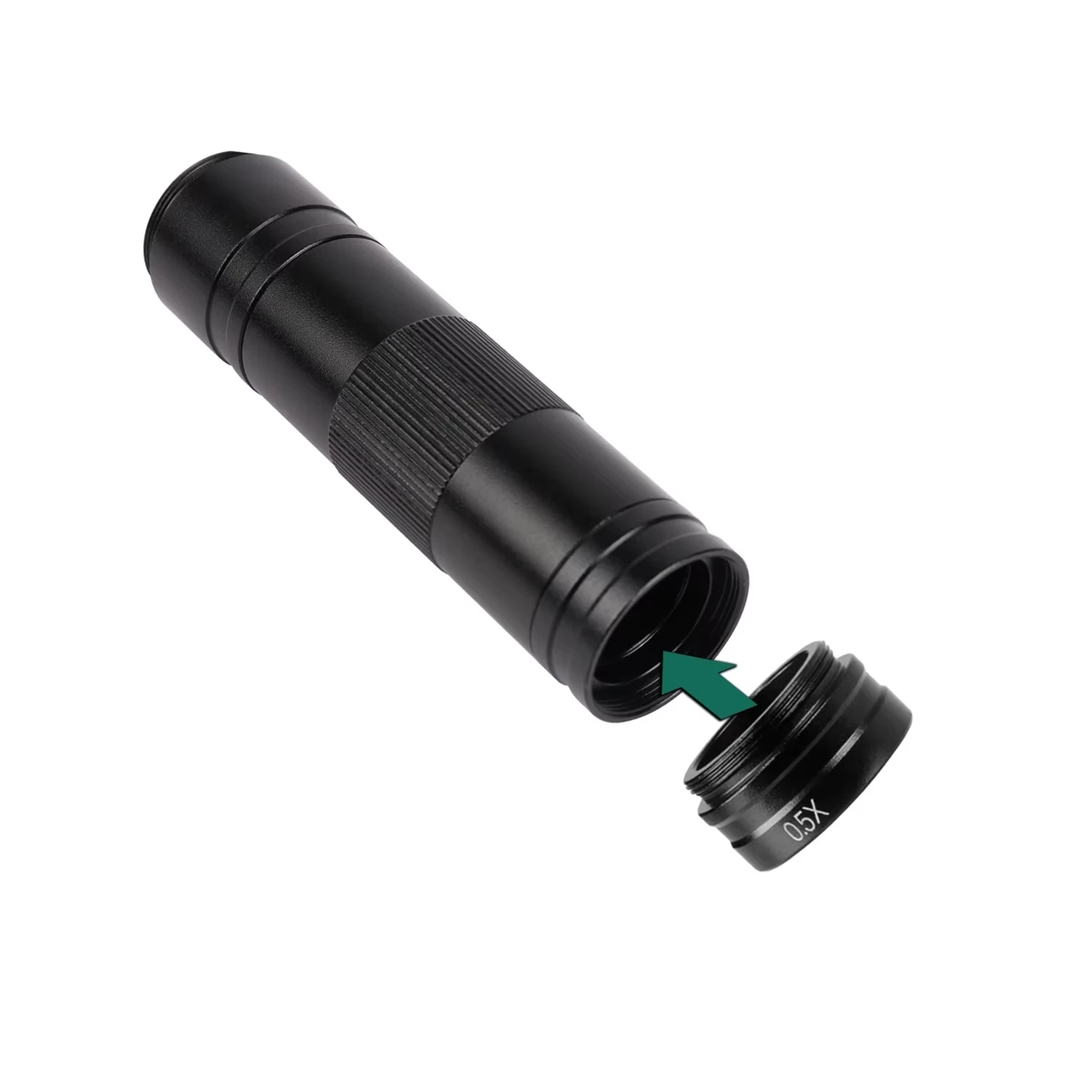 Objectif Auxiliaire 0,5x Barlow 0,5x Adapté à L'objectif Zoom à Monture