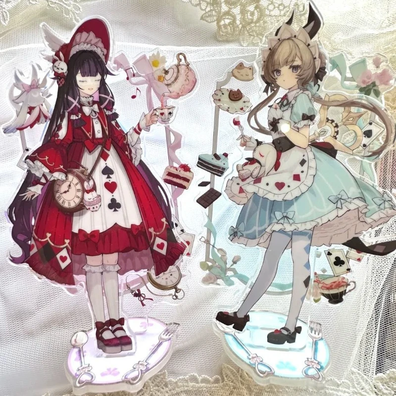 Spiel Genshin Impact Sandrone Marionette Columbina Moon Maiden Cosplay Stehende Platte Kawaii Acryl Figur Ständer Zubehör Requisiten – Detail 1