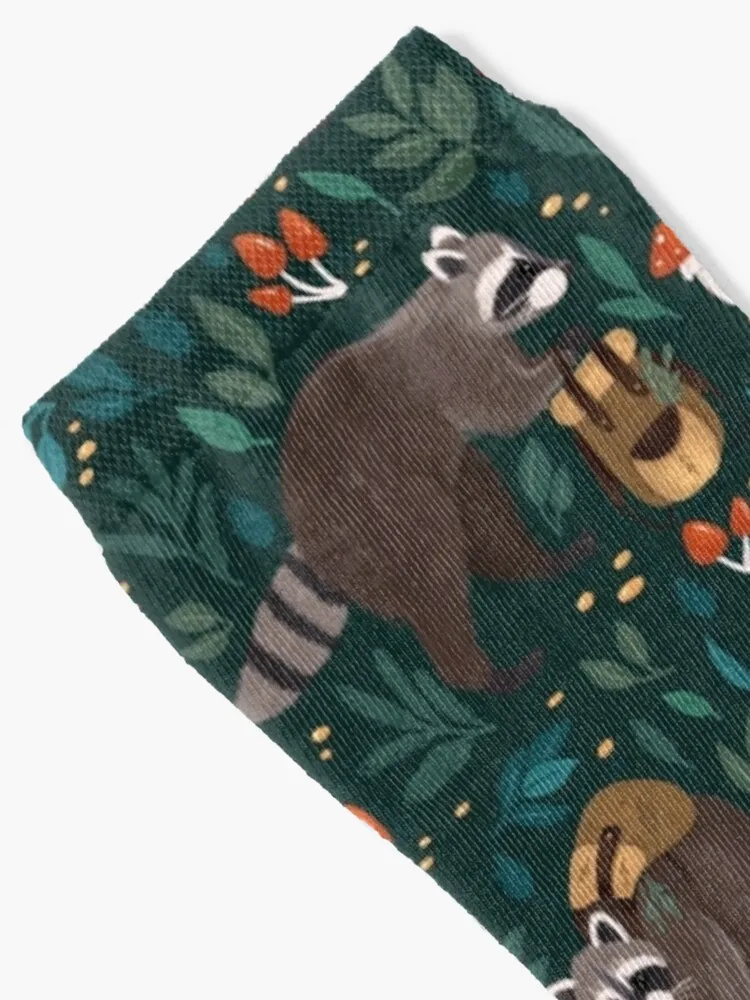 Raccoons greenSocks Women'S Socks High Men'S Winter Thermal Socks
