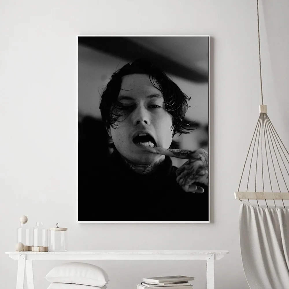 B-Bad Omens Band Poster Prints Poster Wall Painting Bedroom Living Room Wall Bar Restaurant Sticker Small