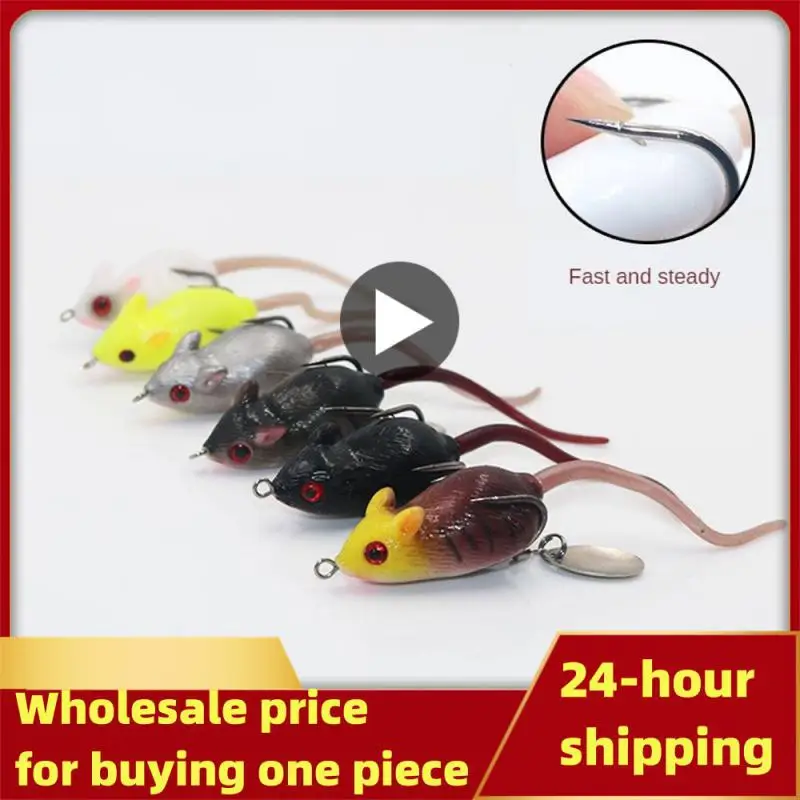 10.5G Rat Frog Fishing Lure Artificiale Soft Tube Bait Plastic Fishing Lure Con Ami Da Pesca Esche Jigging Pesce Gatto